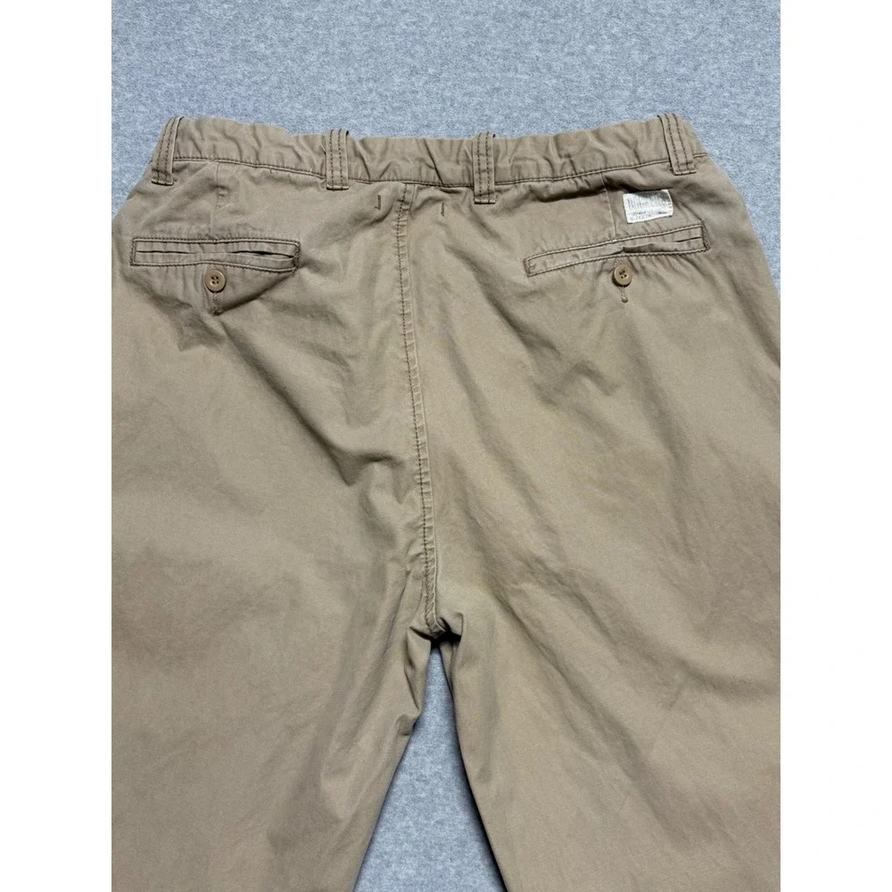 Dockers Mens D4 Relaxed Fit Khaki Chino Pants Tan Cotton W36 L30 Flat‎ Front